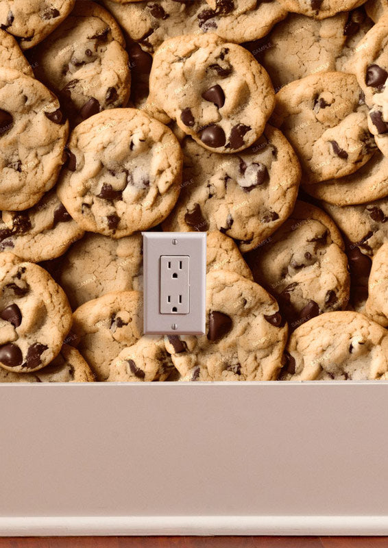 Chocolate Chip Cookies Peel and Stick Wallpaper