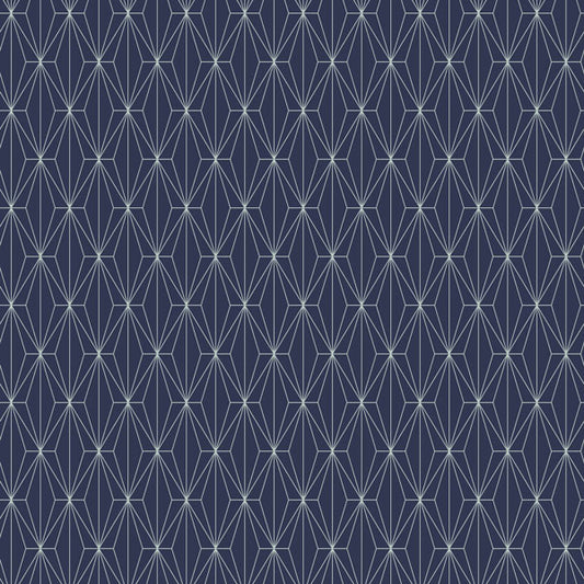 Diamond Hexagon Art Deco Peel and Stick Wallpaper