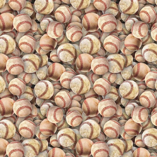 Old Baseballs Peel and Stick Wallpaper