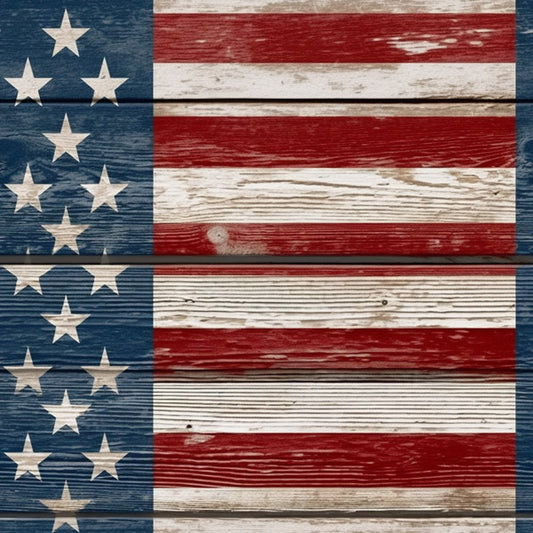 Patriotic Wood Peel and Stick Wallpaper