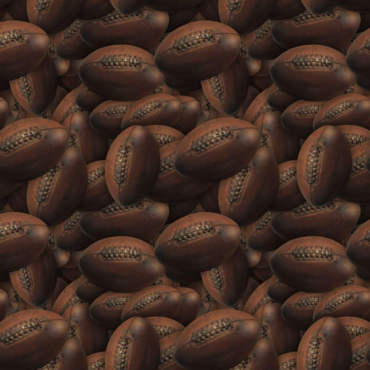 vintage football peel and stick wallpaper pattern