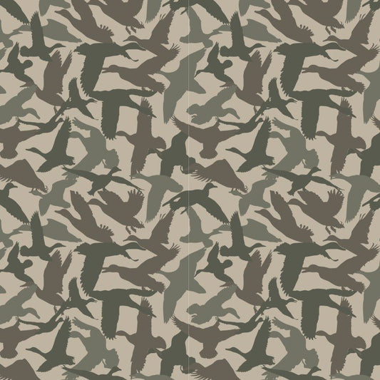 Duck Camo Peel and Stick Wallpaper