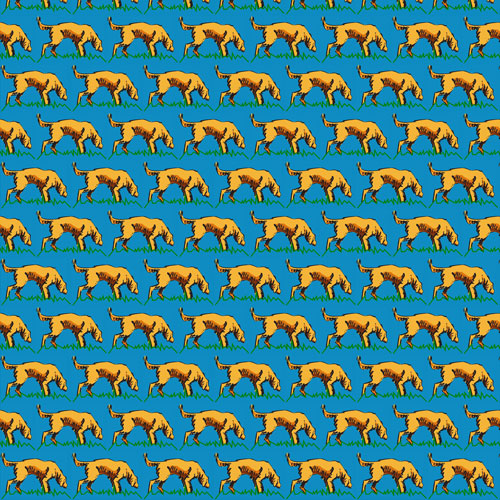 Stylized Golden Retriever Wallpaper