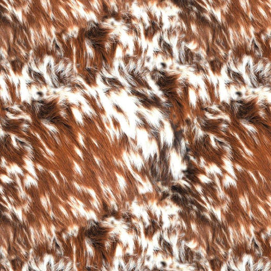 Orange Longhorn Hide Wallpaper
