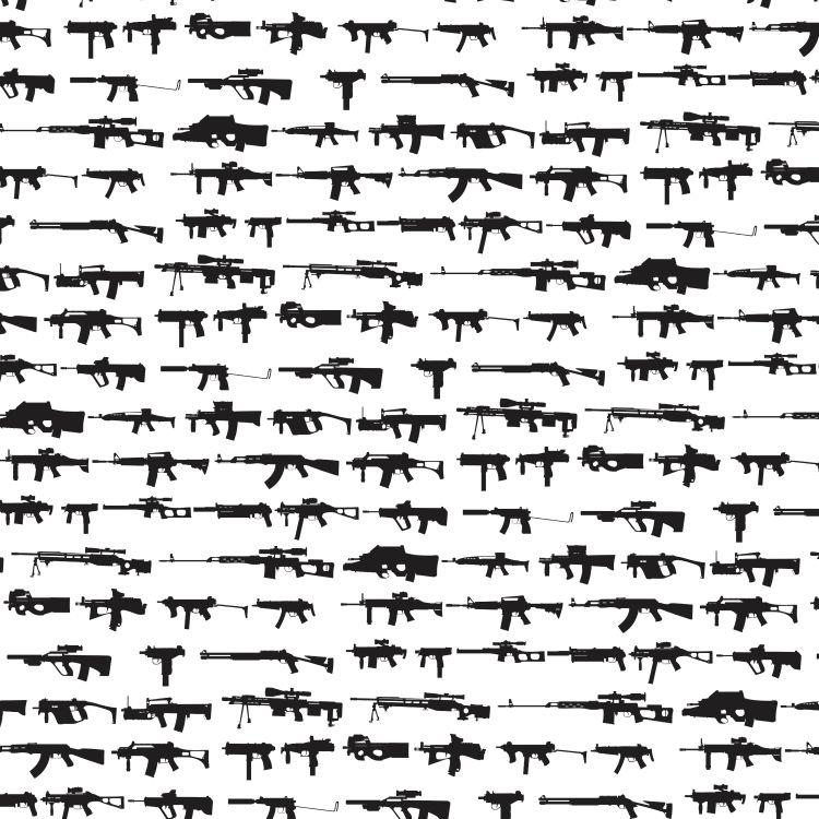 Guns Galore Camo Wallpaper