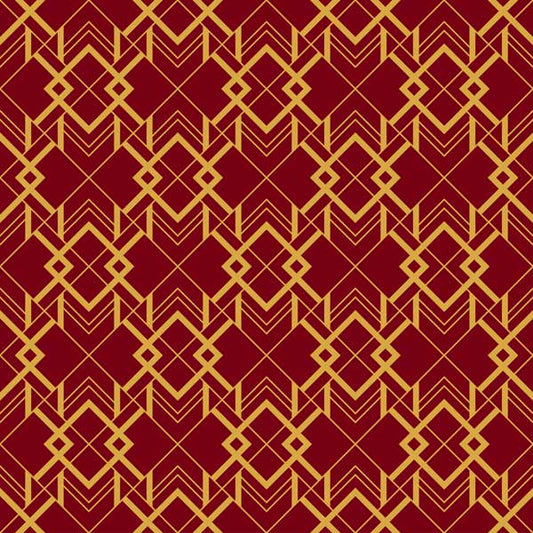 Arrow Art Deco Peel and Stick Wallpaper