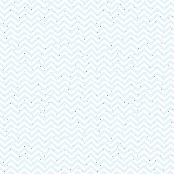 Close up of baby blue with zigzags removable wallpaper pattern