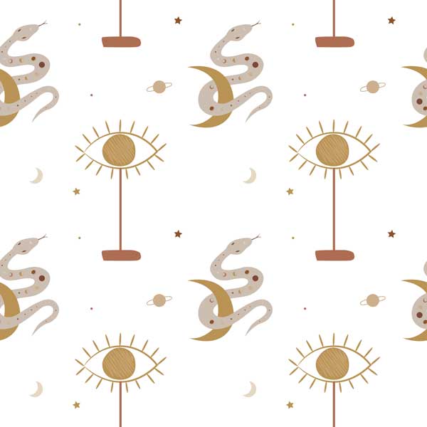 Snakes Eyes minimalist peel and stick wallpaper