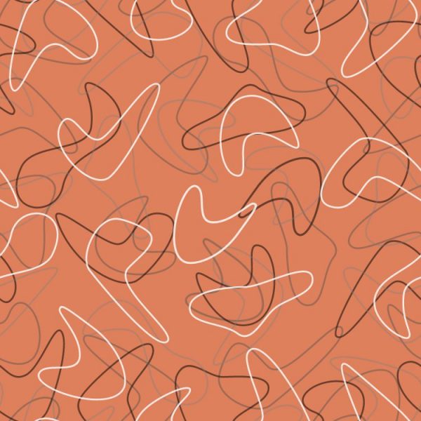 Fat City mid century modern peel and stick wallpaper
