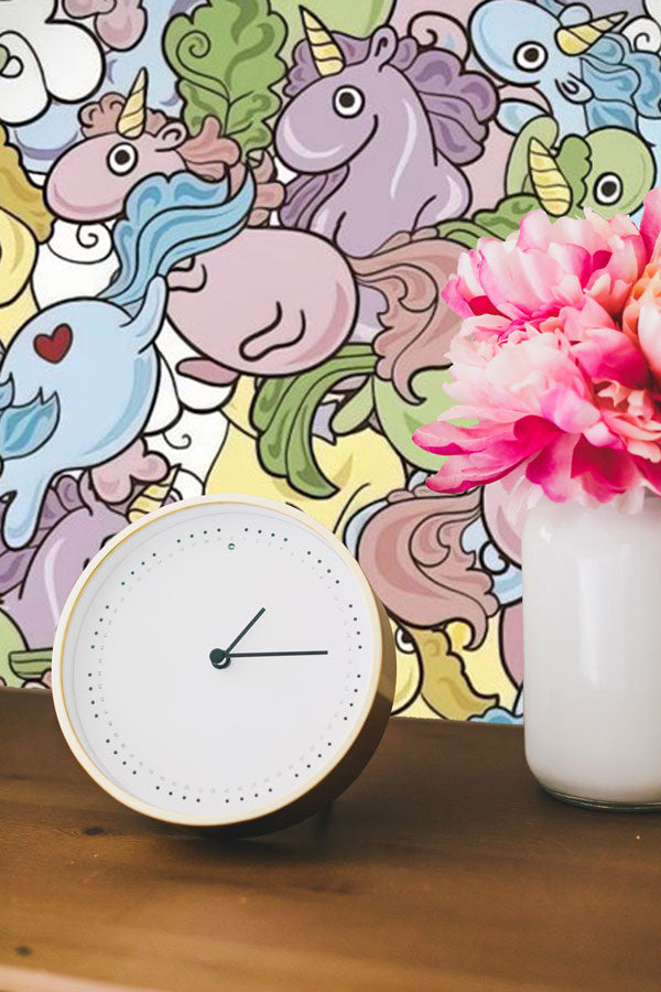 Little Unicorn Peel and Stick Wallpaper