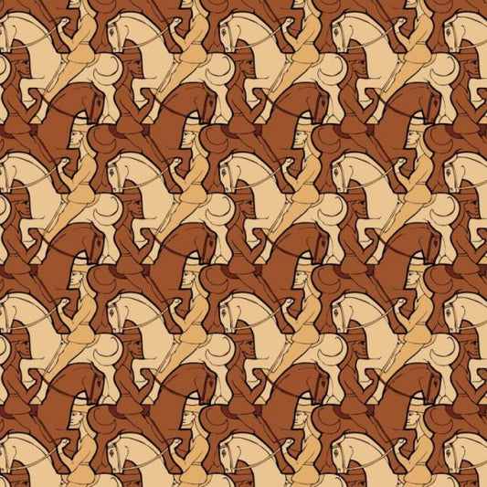 Vintage Trojans Horseback Wallpaper