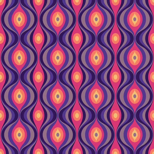 Fat City mid century modern peel and stick wallpaper