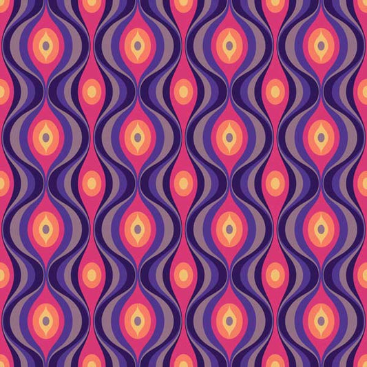 Fat City mid century modern peel and stick wallpaper