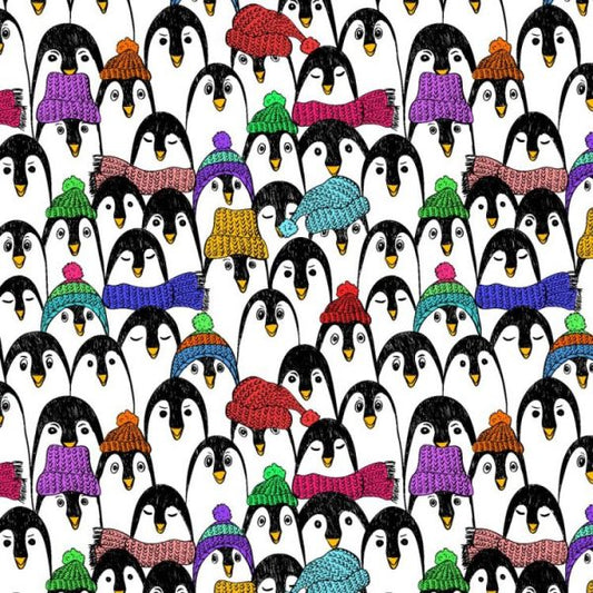 Penguins In Hats Wallpaper