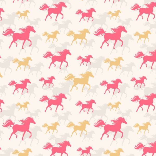 Prancing Horses Peel and Stick Wallpaper
