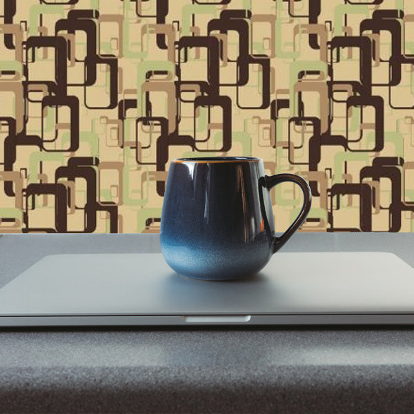 With it mid century modern peel and stick wallpaper office