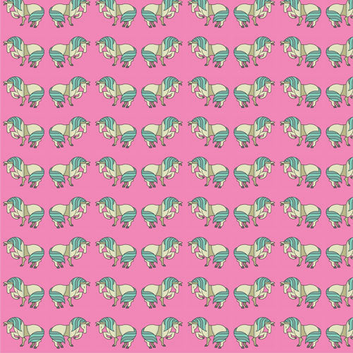 Blue Unicorn Peel and Stick Wallpaper