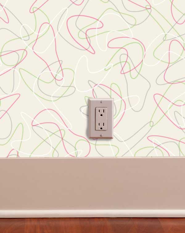 Fat City mid century modern peel and stick wallpaper outlet