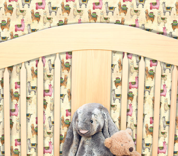 Llamas On Yellow Peel and Stick Wallpaper