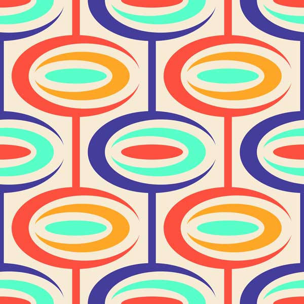 Loli-POP Mid Century Peel and Stick Wallpaper