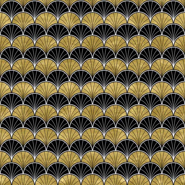 Small Fans Art Deco Peel and Stick Wallpaper