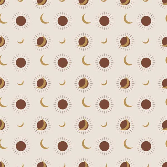 Sun & Moon Minimal Peel and Stick Wallpaper