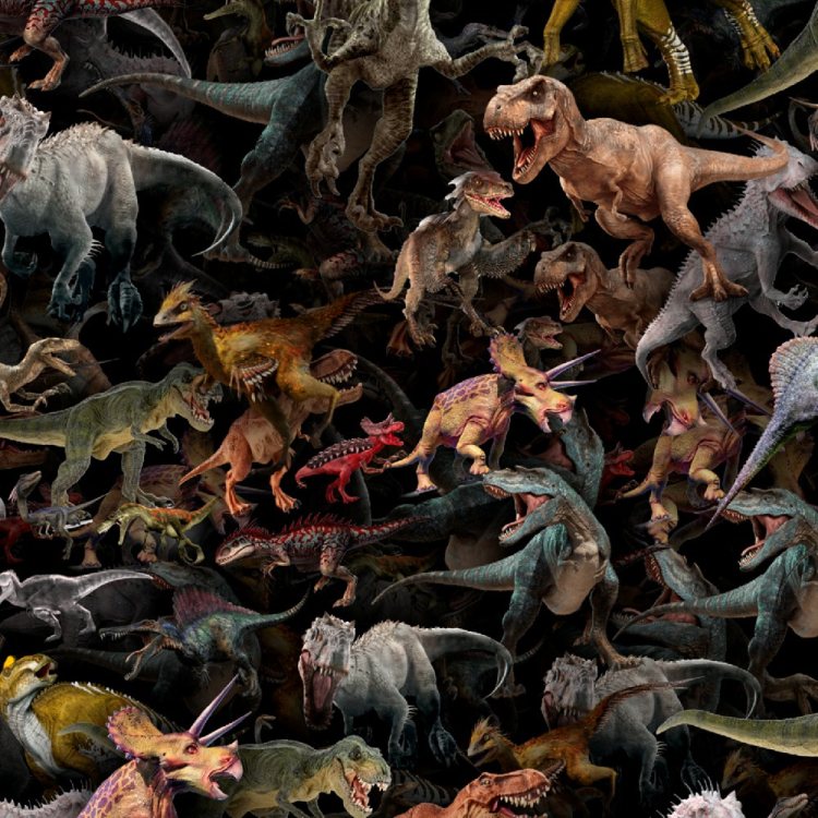 Dinosaur Peel and Stick Wallpaper