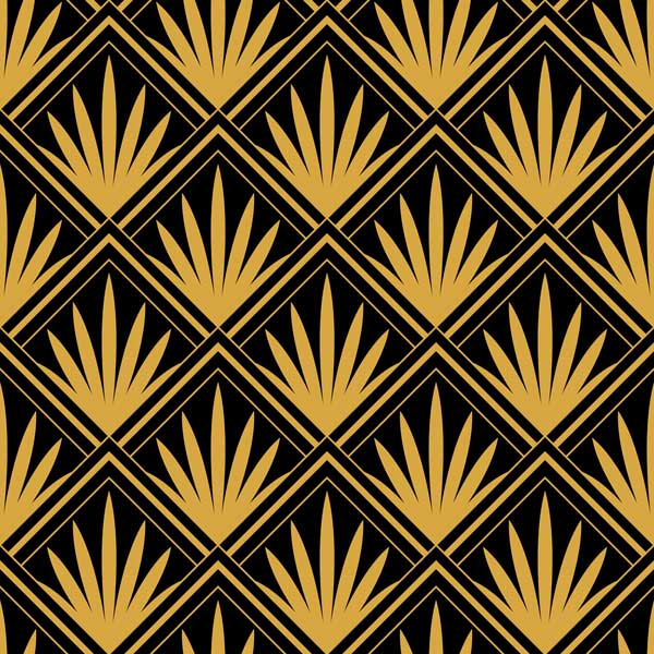 Art Deco Peel and Stick Wallpaper