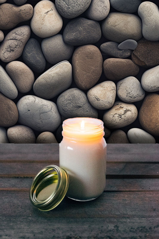 Dark River Rock Removable Wallpaper