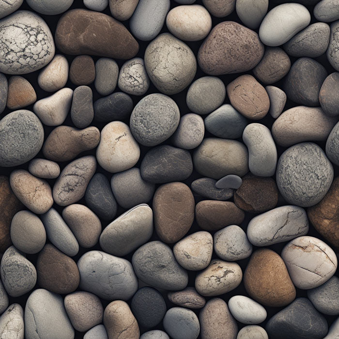 Dark River Rock Removable Wallpaper