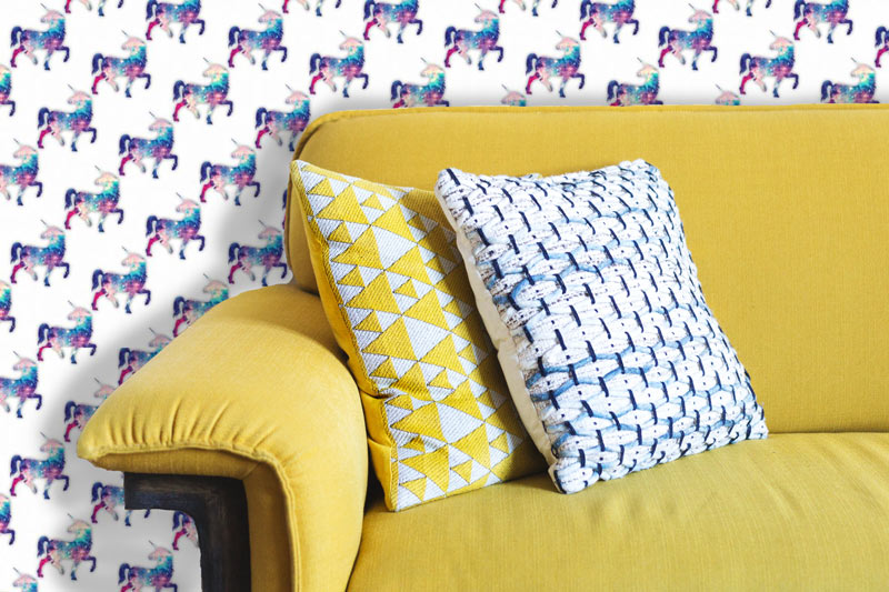Galaxy Unicorn Peel and Stick Wallpaper