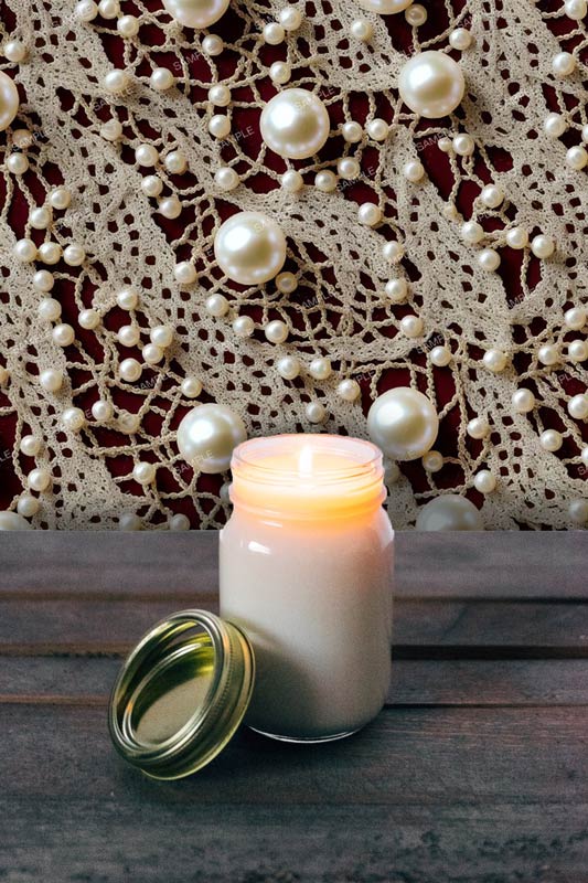 Pearls and Lace Removeable Wallpaper