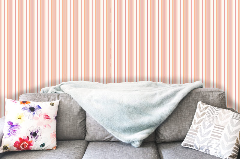 Vertical Stripes Removable Wallpaper