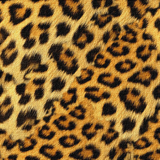 Textured Leopard Fur Print Peel and Stick Wallpaper