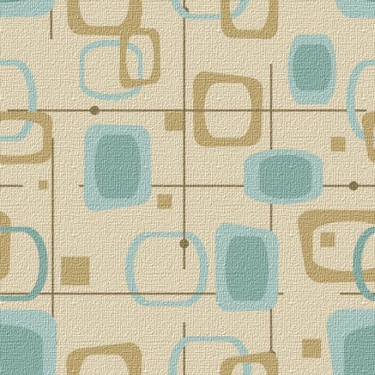Retro Mid Century Peel and Stick Wallpaper Textured