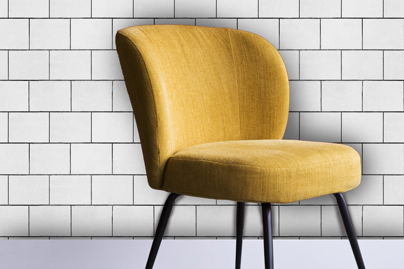 White Textured Tile Peel and Stick Wallpaper