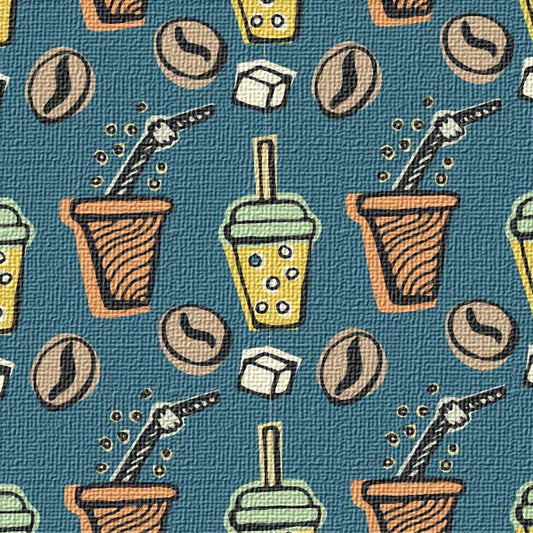 Coffee Shop Peel and Stick Wallpaper Textured