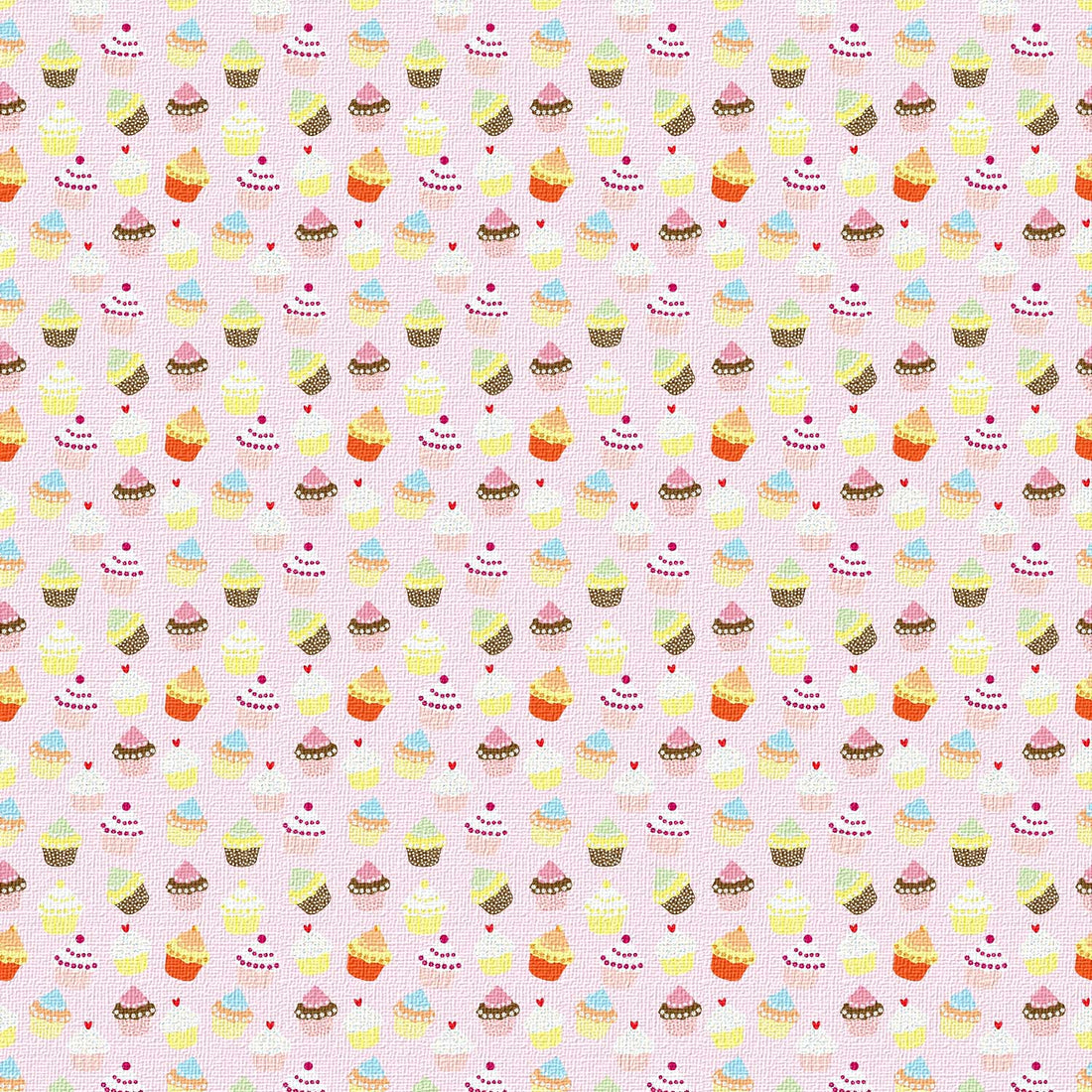 Textured Pink Cupcake Wallpaper | Uniquely Wallpaper