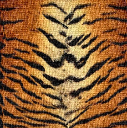 Tiger Print Peel and Stick Wallpaper with texture
