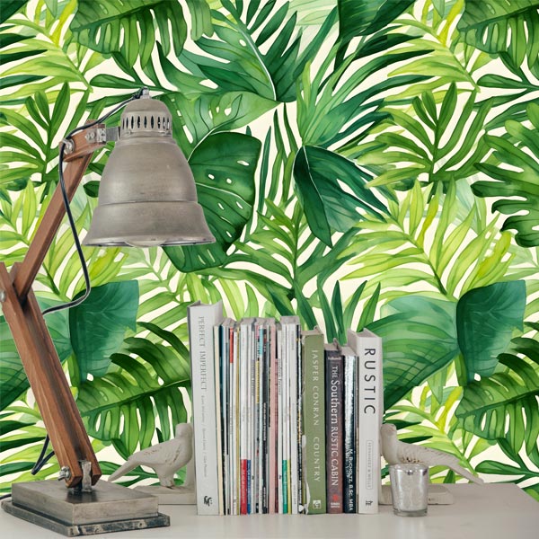 Watercolor Jungle Removable Wallpaper