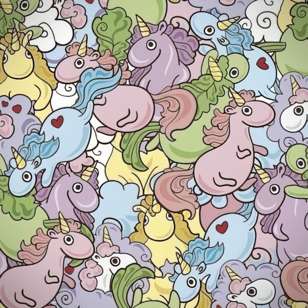 Little Unicorn Peel and Stick Wallpaper