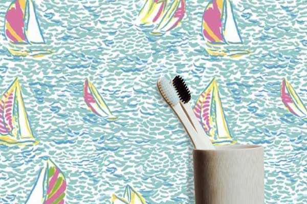 Sailboat Nautical Peel and Stick Wallpaper